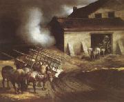 Theodore   Gericault The Plaster Kiln (mk05) oil painting